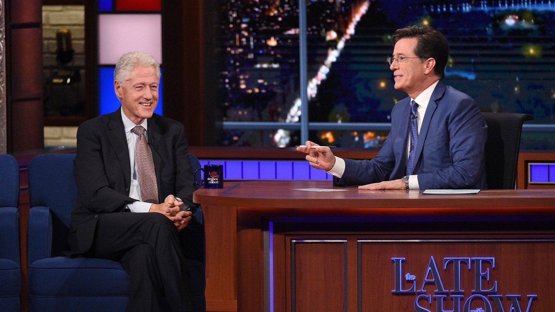 The Late Show with Stephen Colbert background