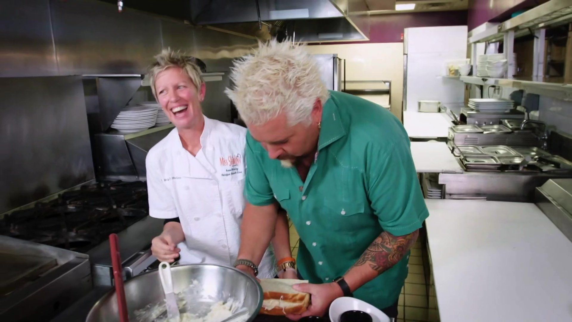 Diners, Drive-ins and Dives background