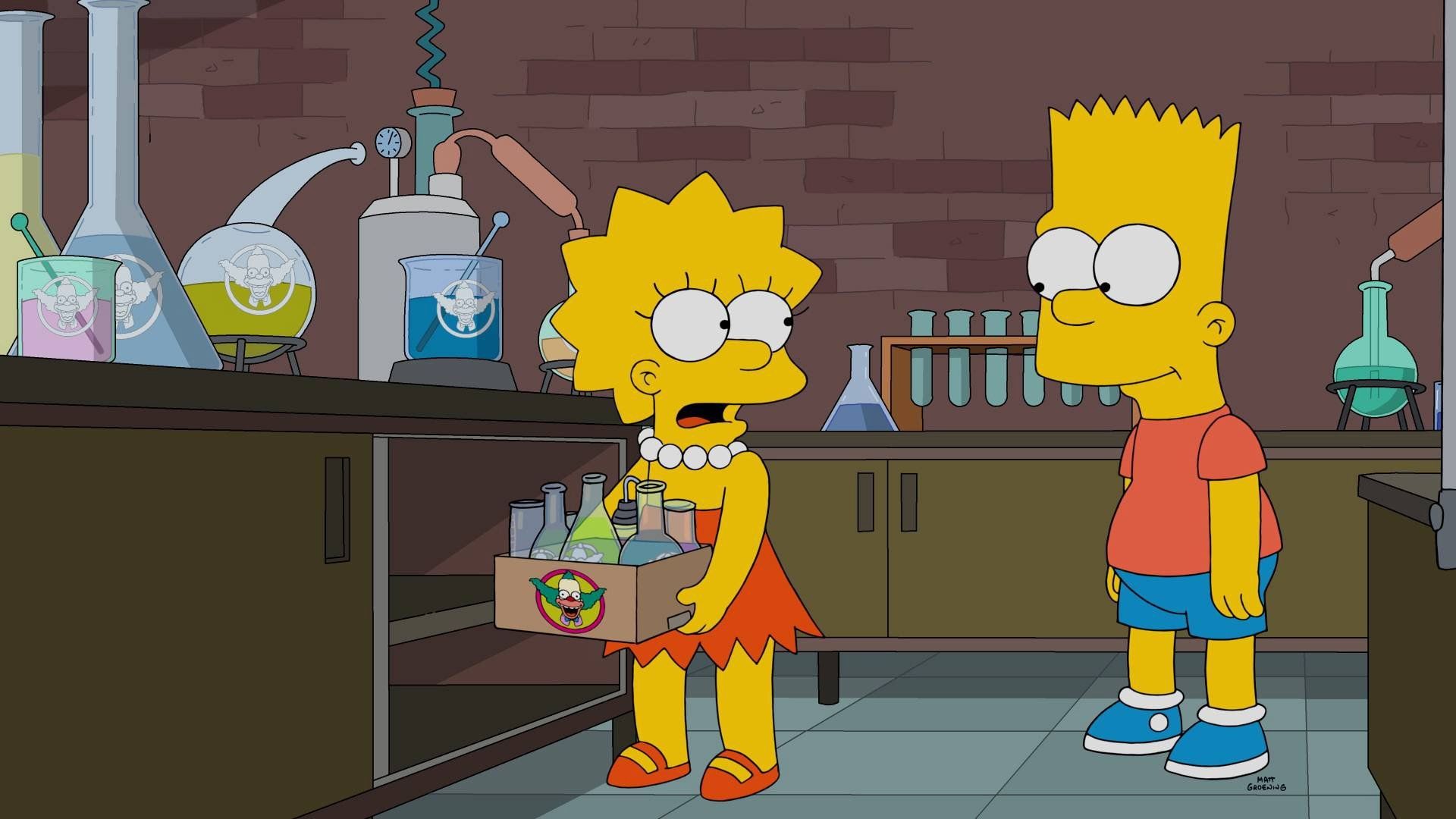 The Simpsons background