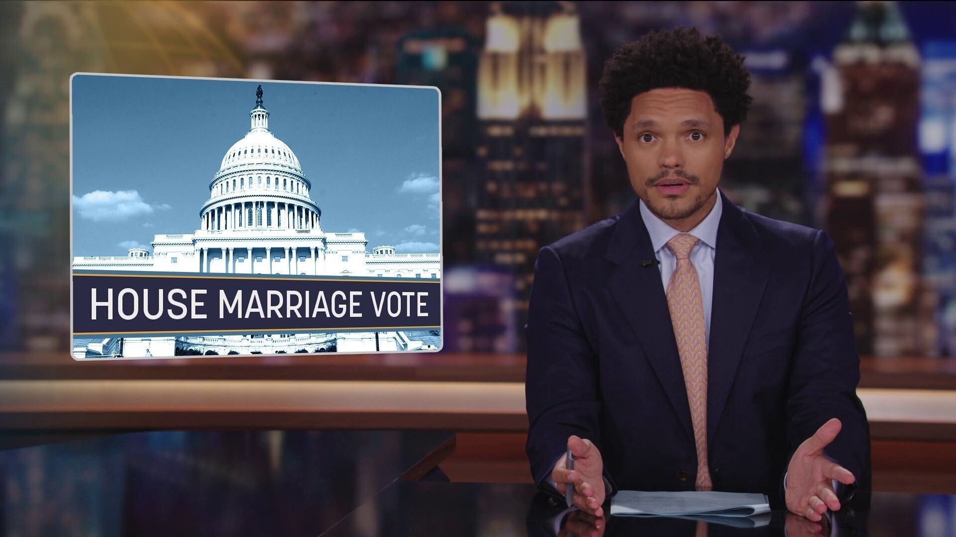 The Daily Show background