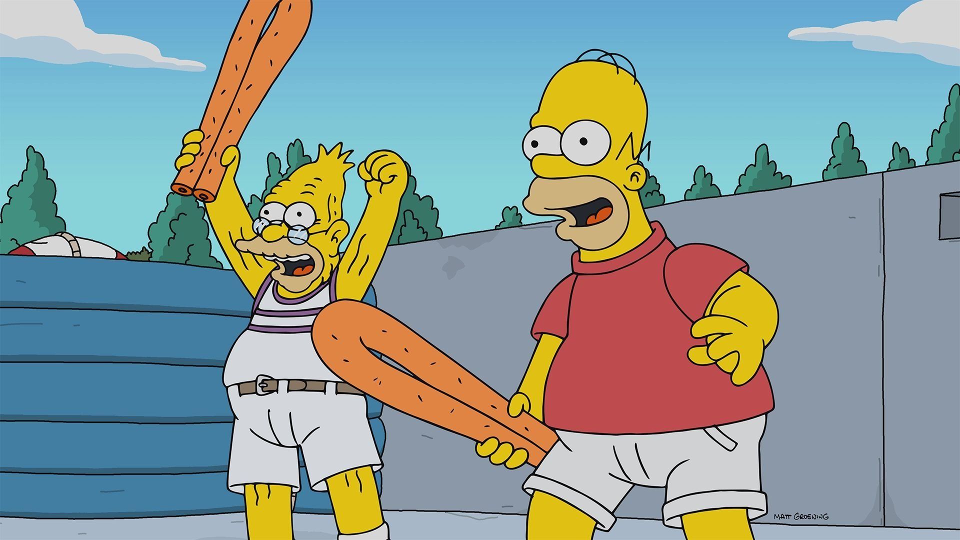The Simpsons background