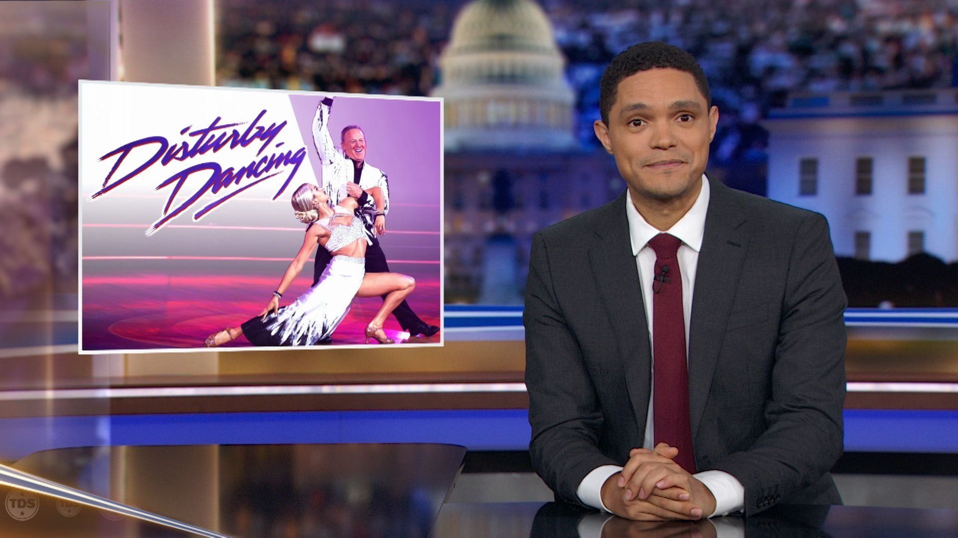 The Daily Show background