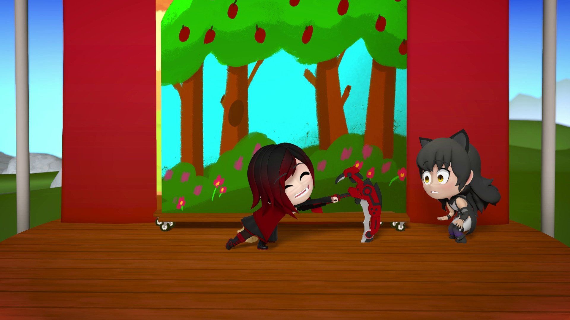 RWBY Chibi background