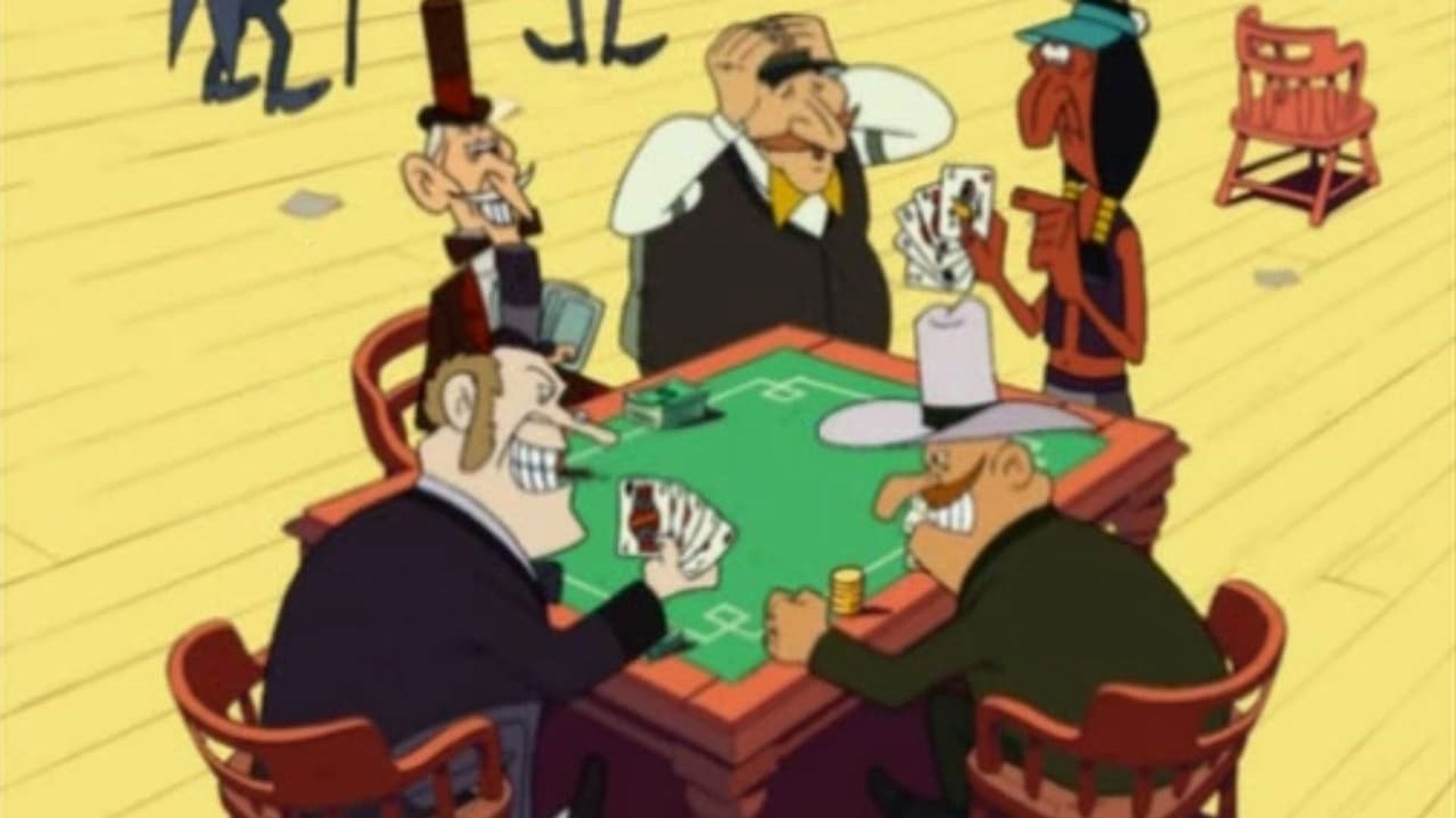 Les nouvelles aventures de Lucky Luke background