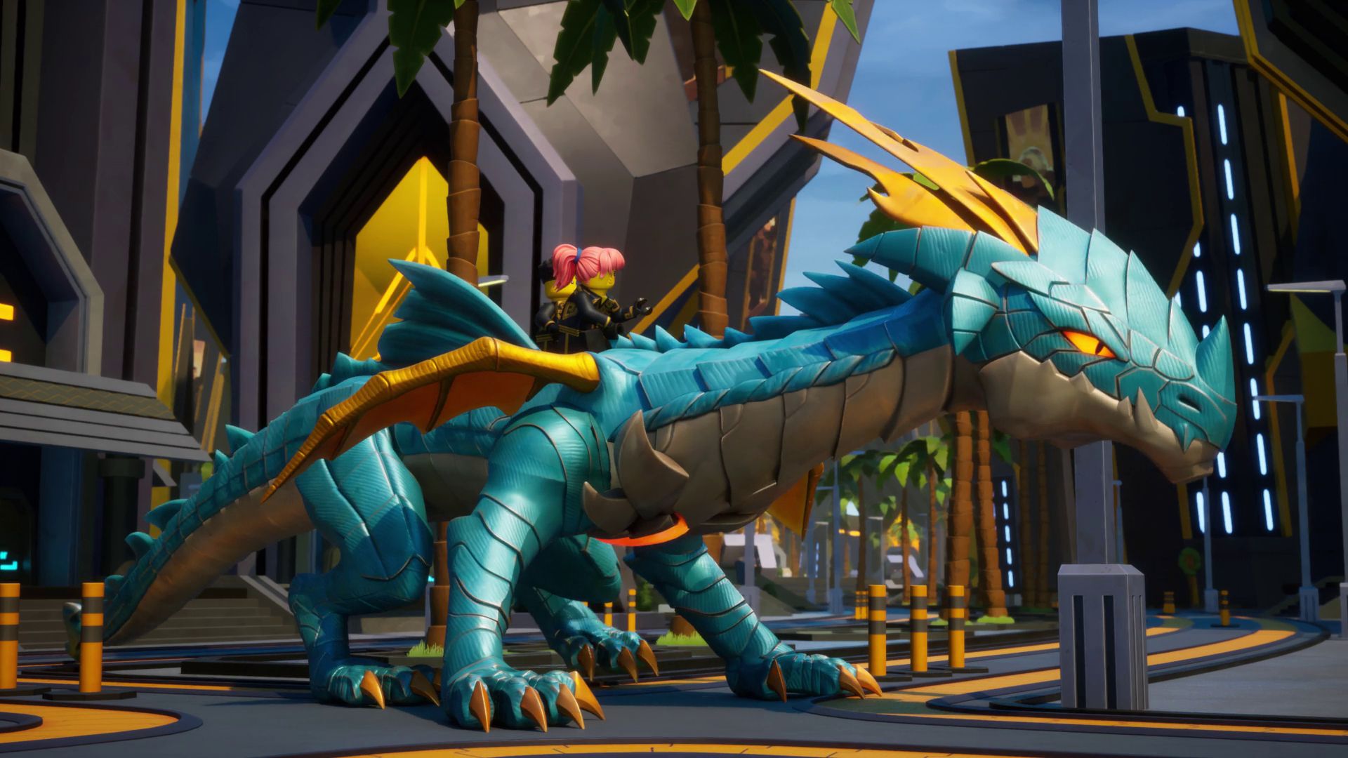 Ninjago: Dragons Rising background