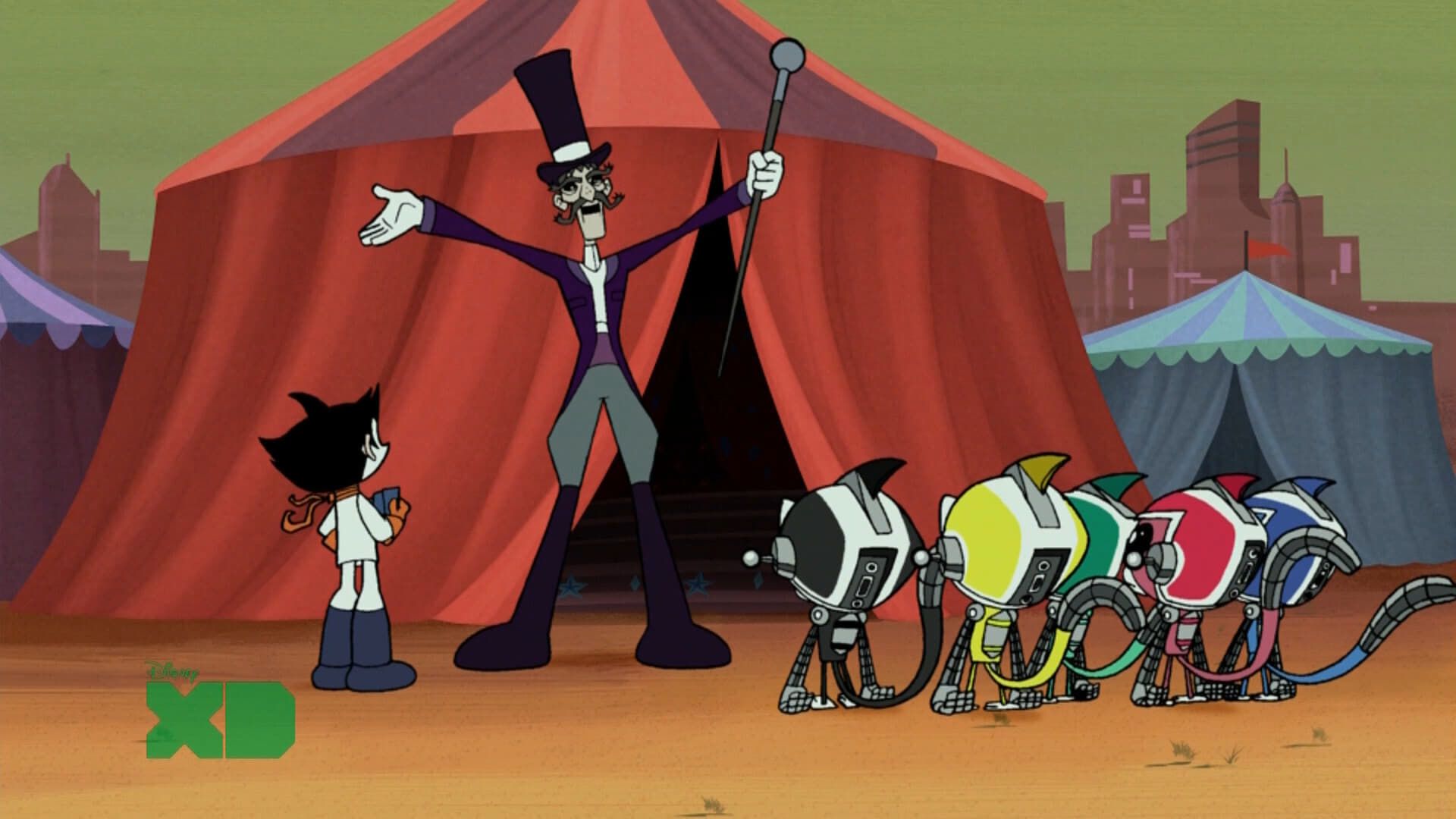 Super Robot Monkey Team Hyperforce Go! background