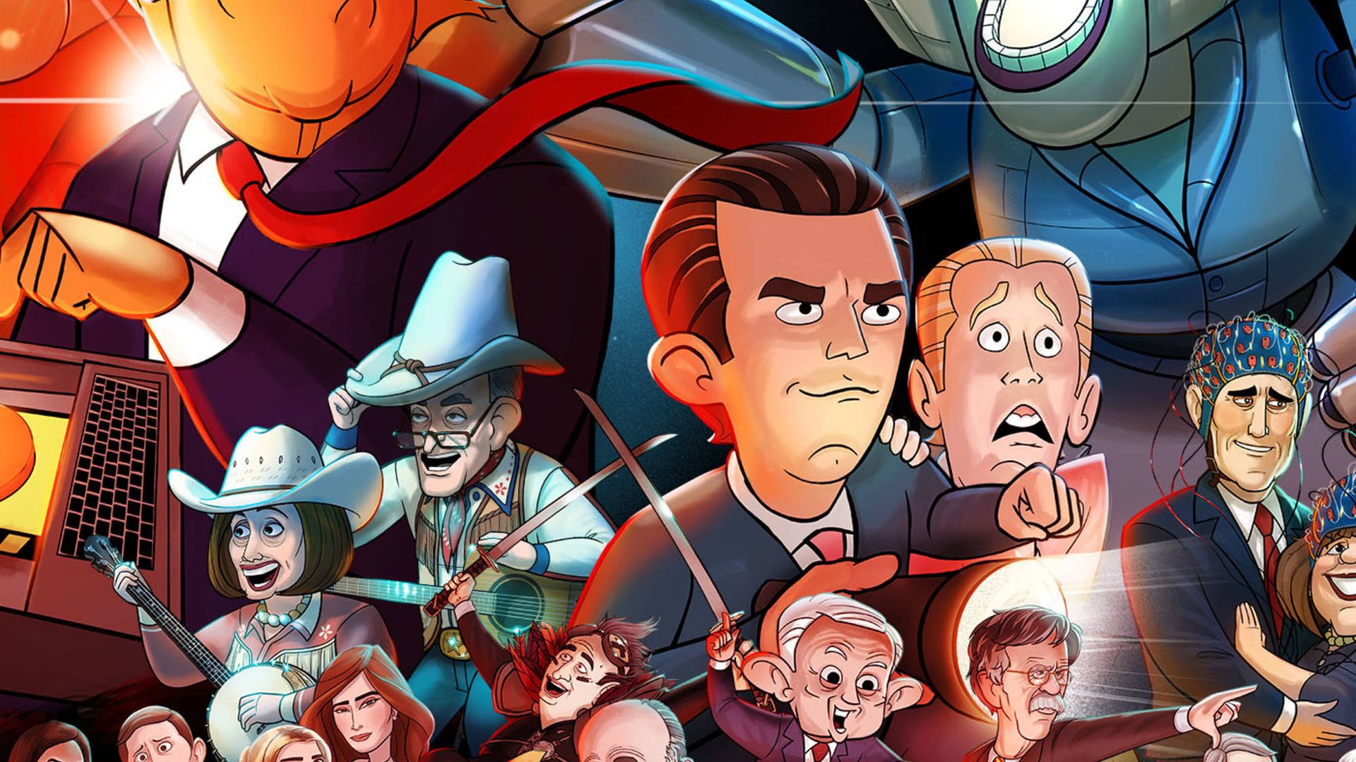 Our Cartoon President background