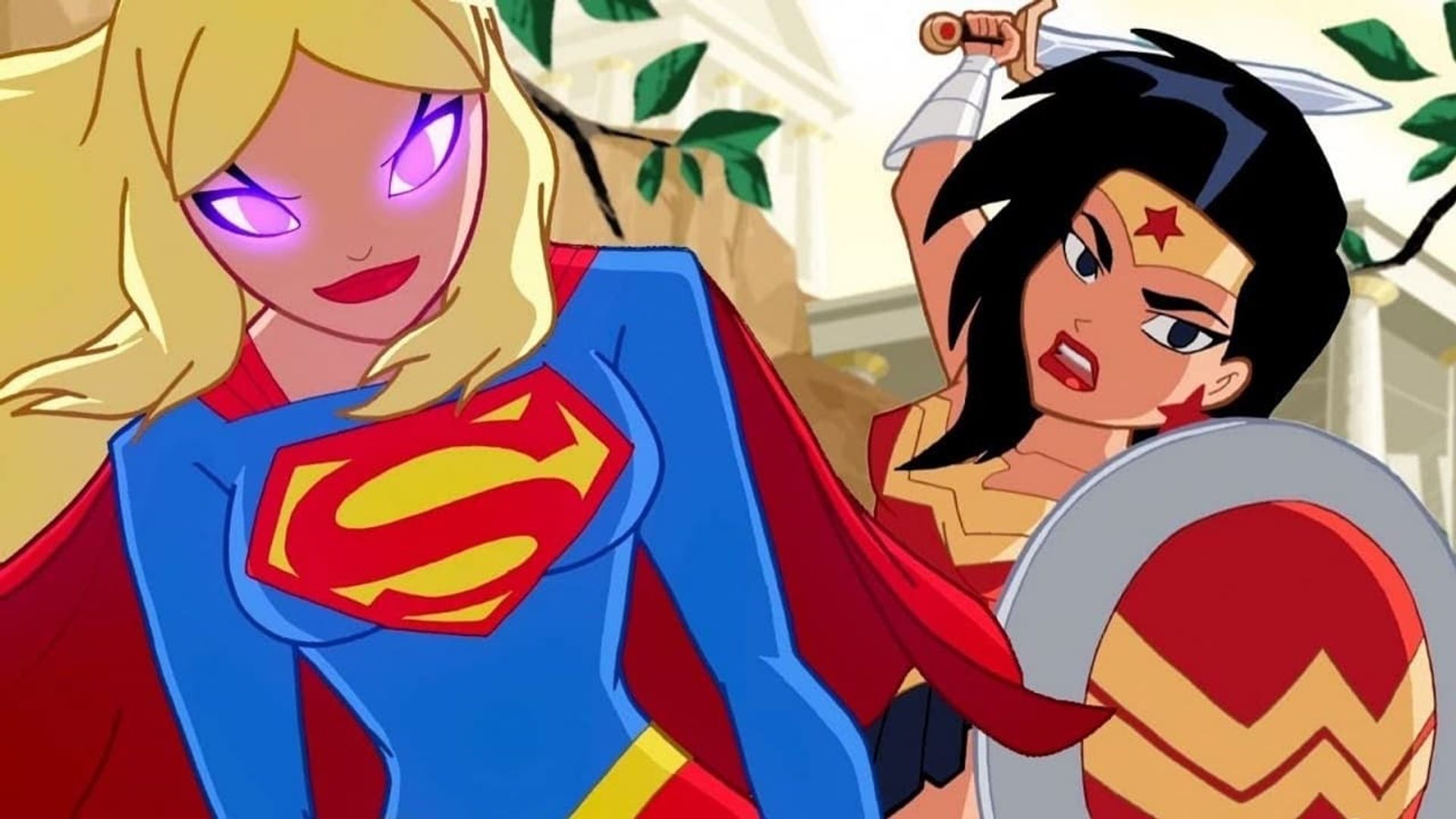 Justice League Action Shorts background
