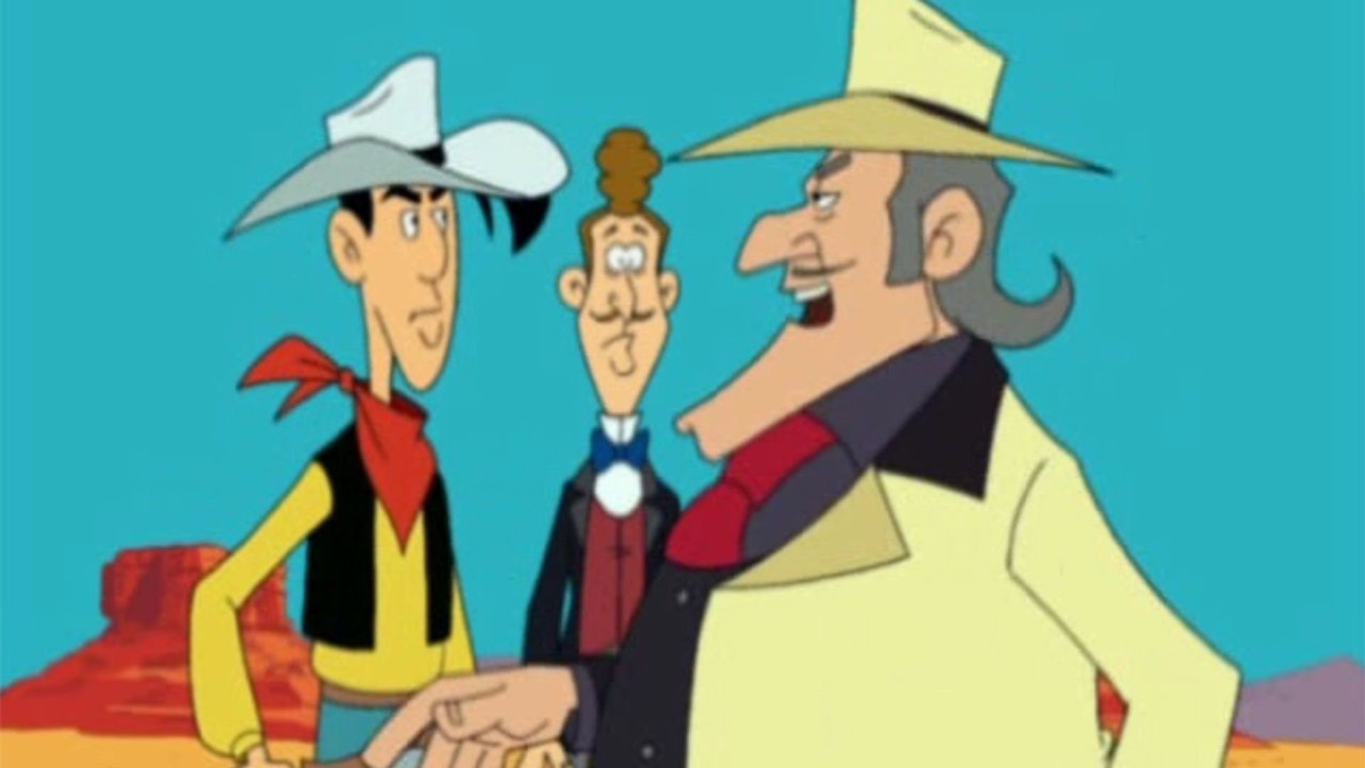 Les nouvelles aventures de Lucky Luke background