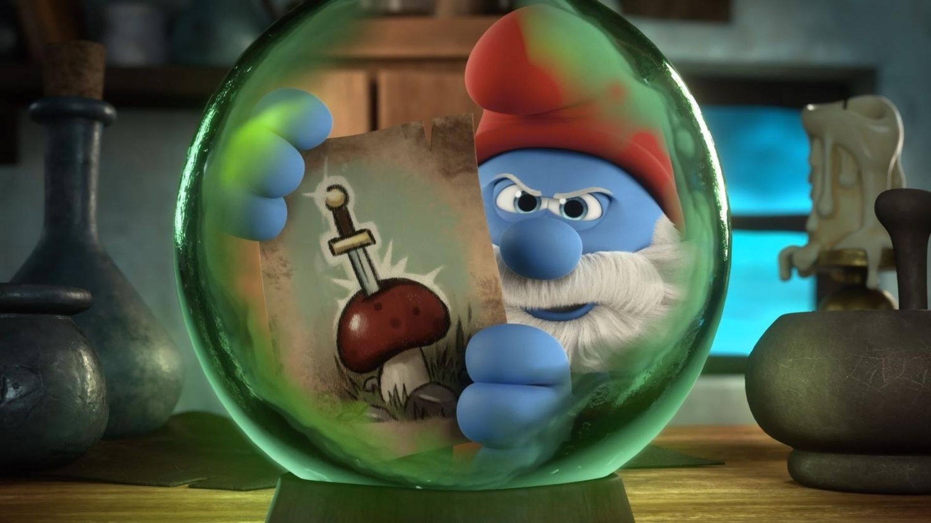The Smurfs background