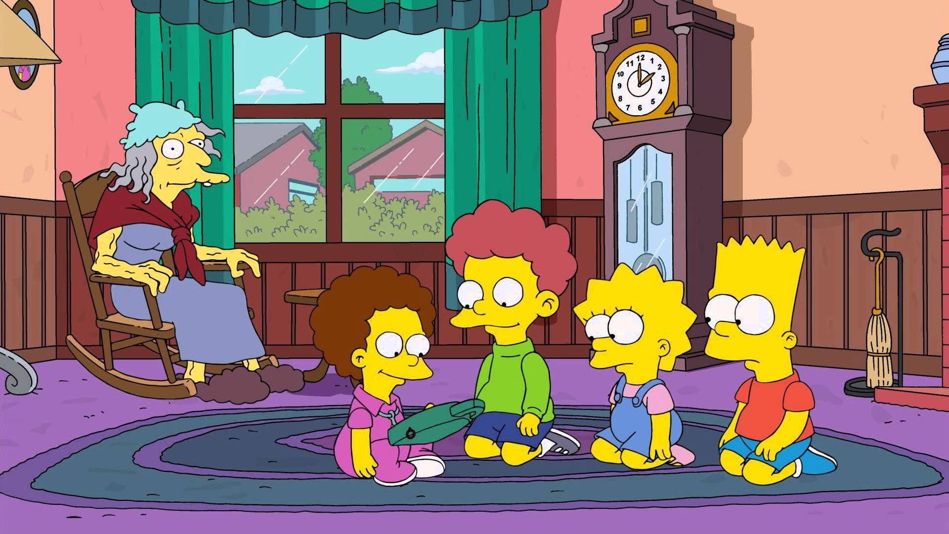 The Simpsons background