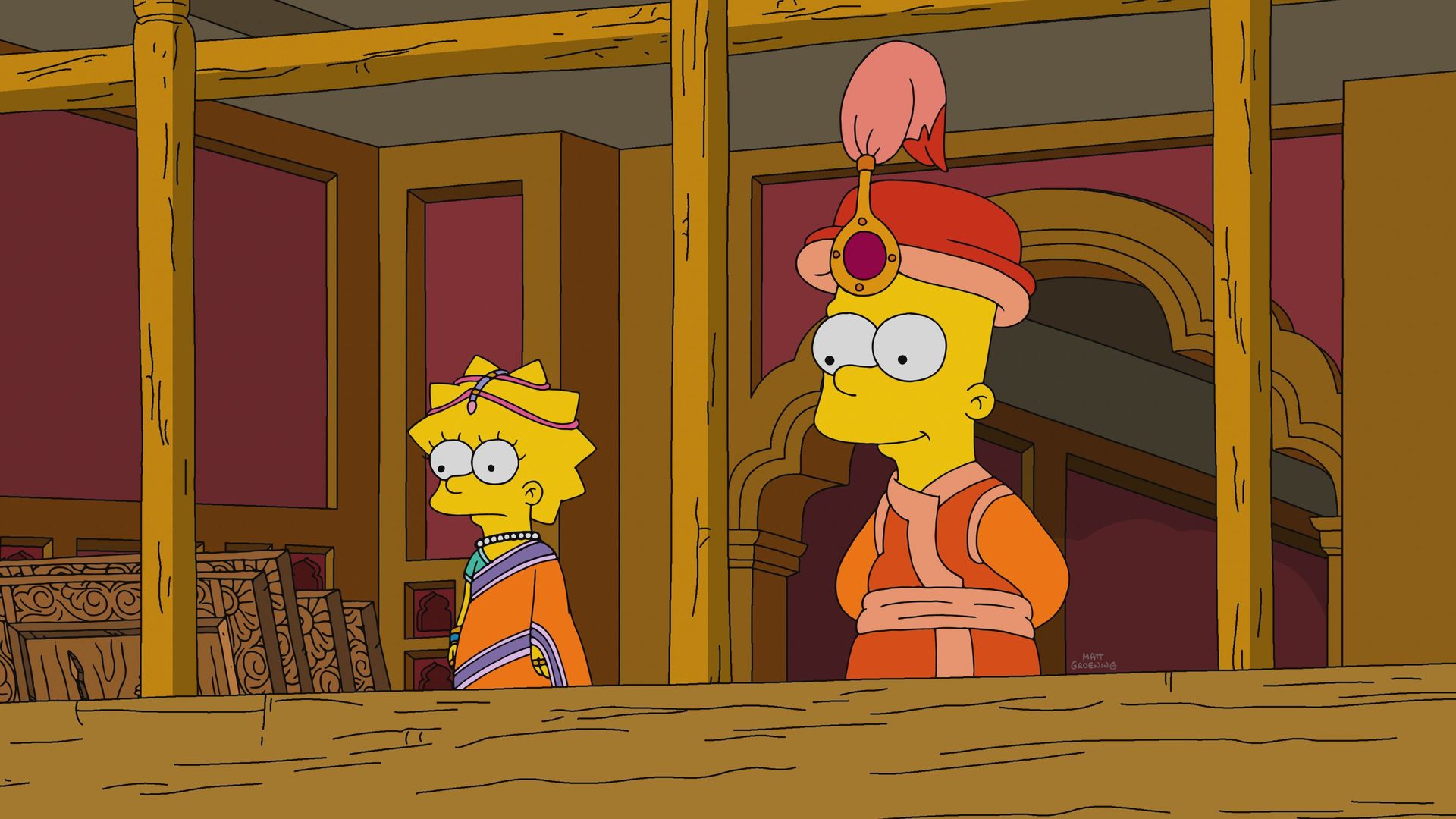 The Simpsons background