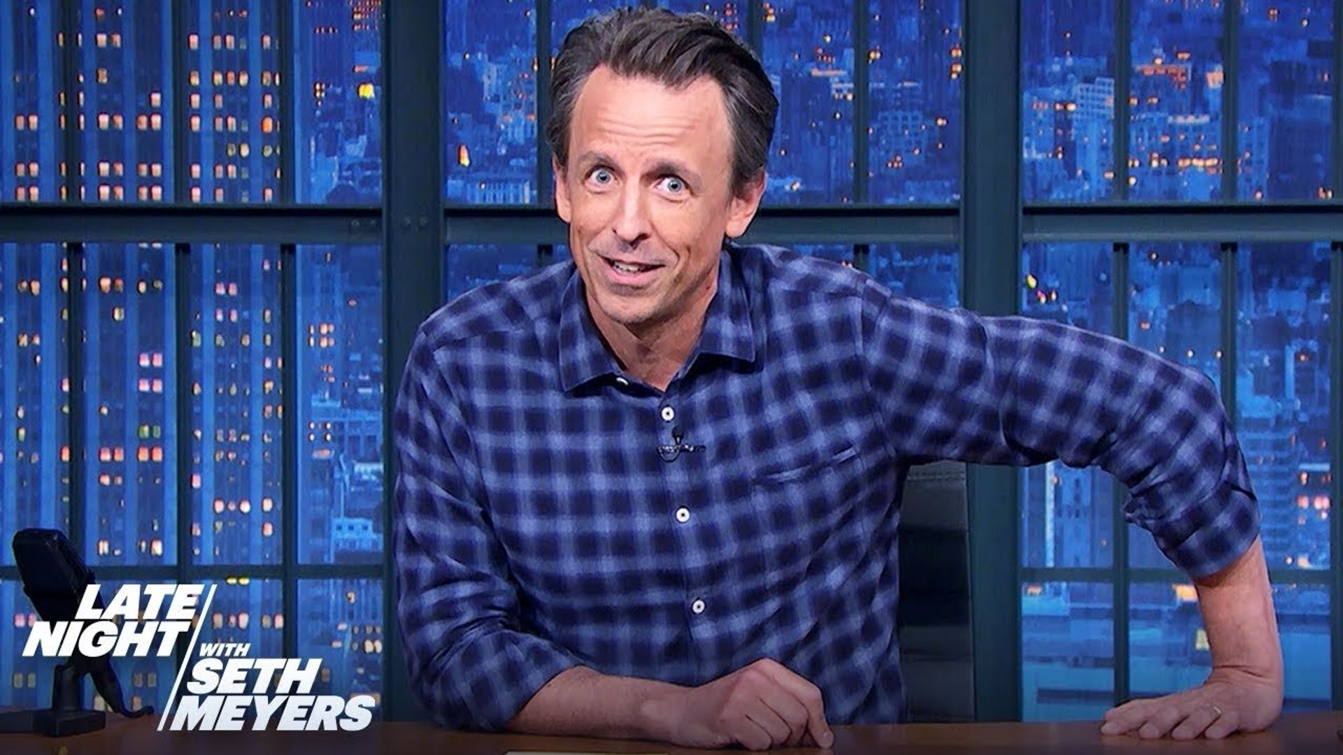 Late Night with Seth Meyers: Corrections" background