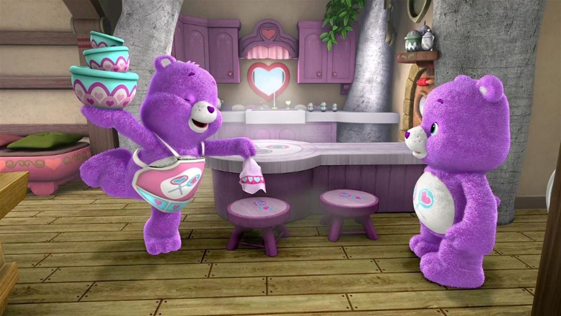 Care Bears: Adventures in Care-A-Lot background