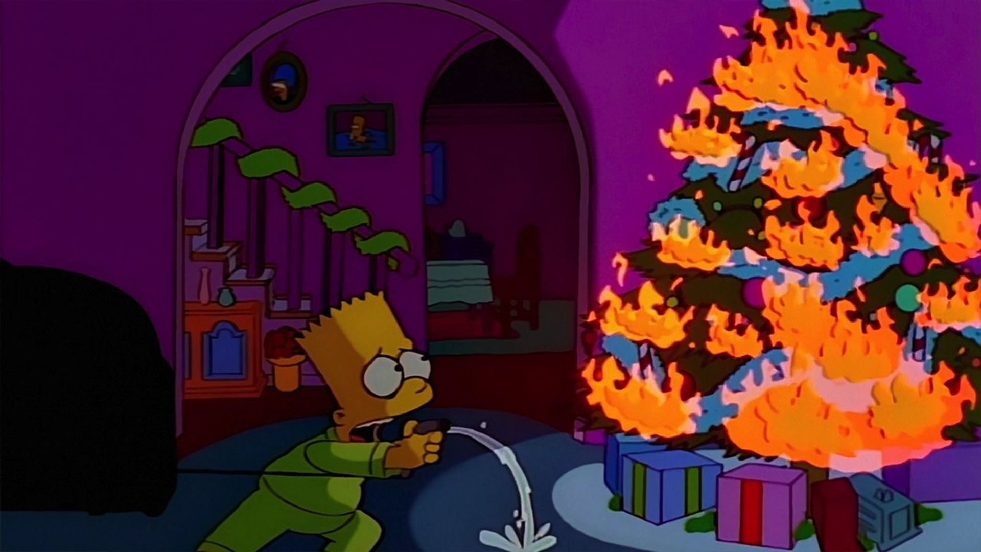 The Simpsons background