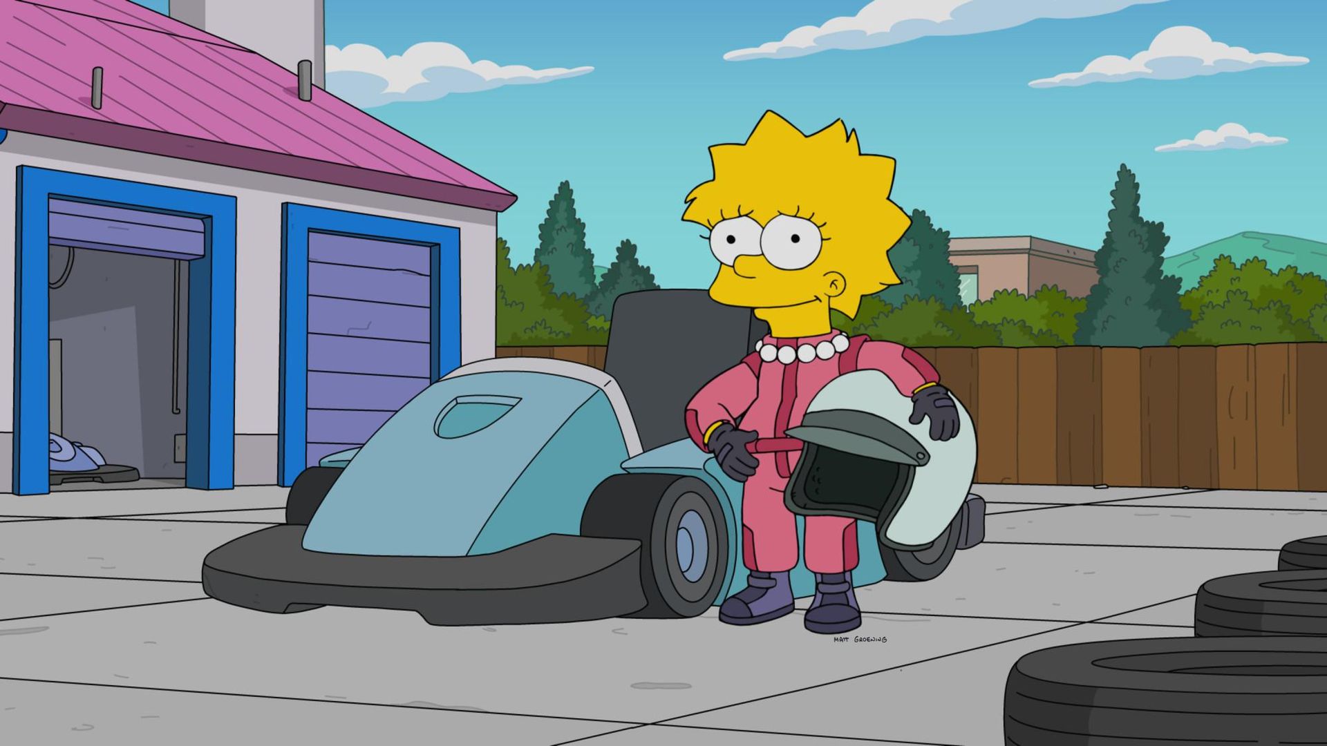 The Simpsons background