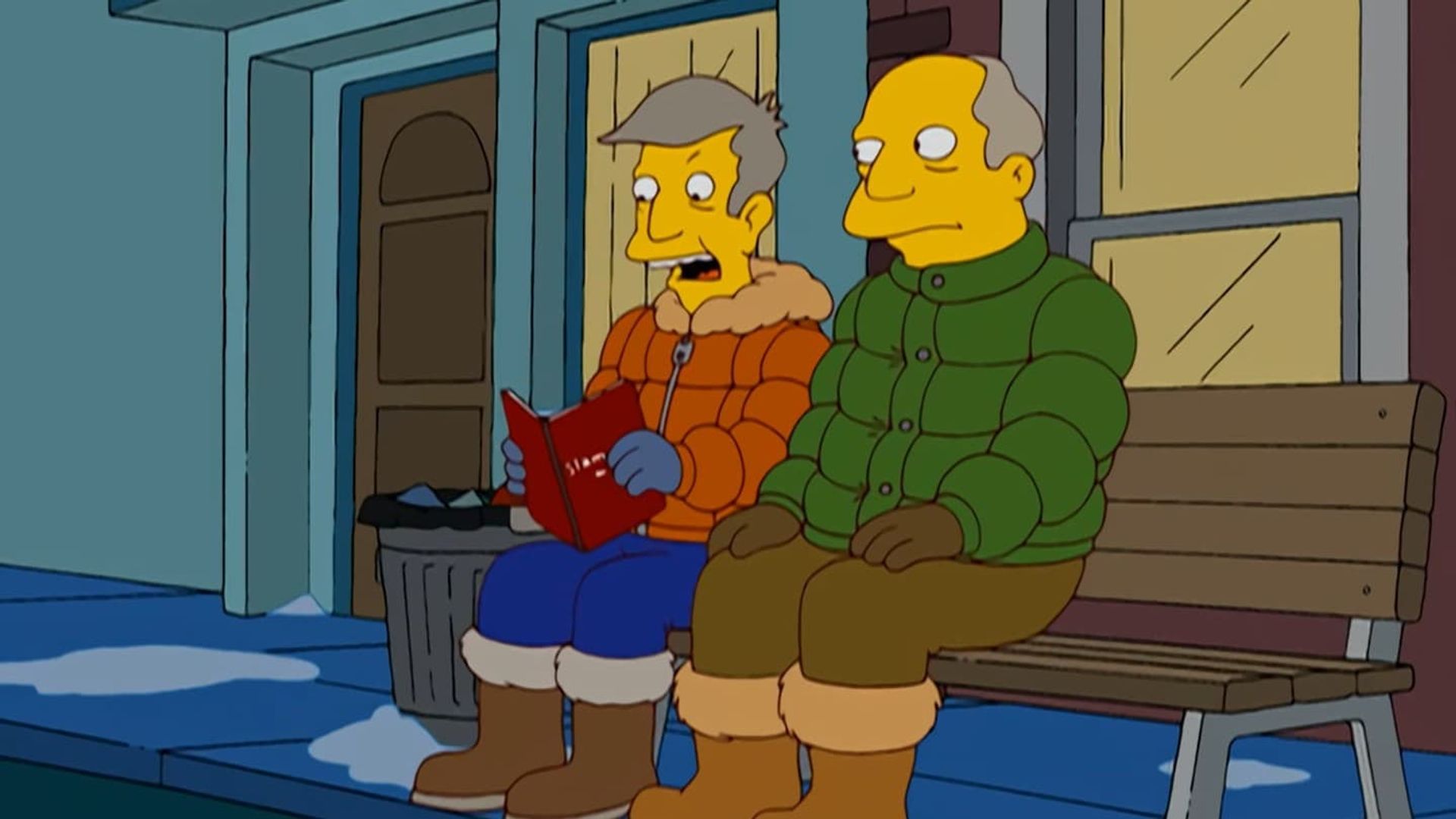 The Simpsons background