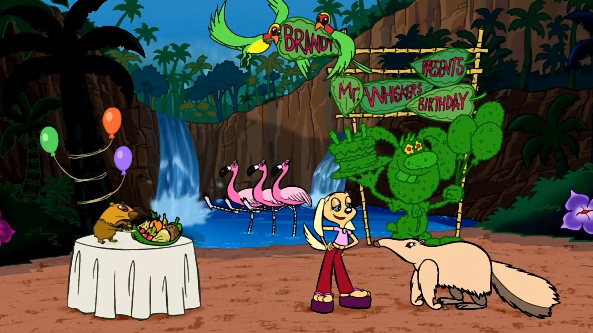 Brandy & Mr. Whiskers background