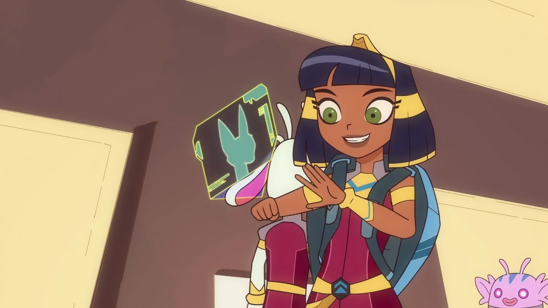 Cleopatra in Space background