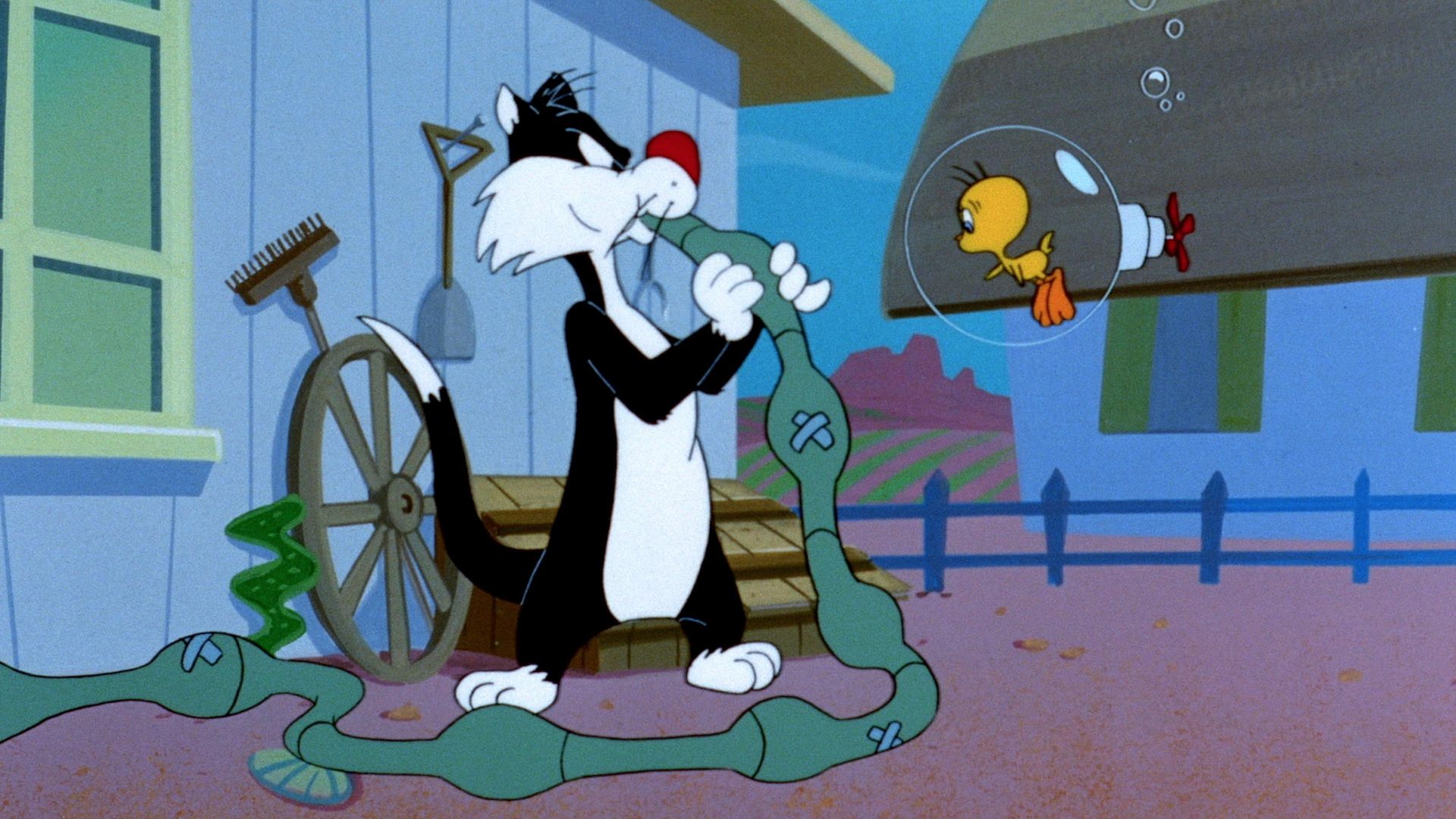 The Sylvester & Tweety Mysteries background