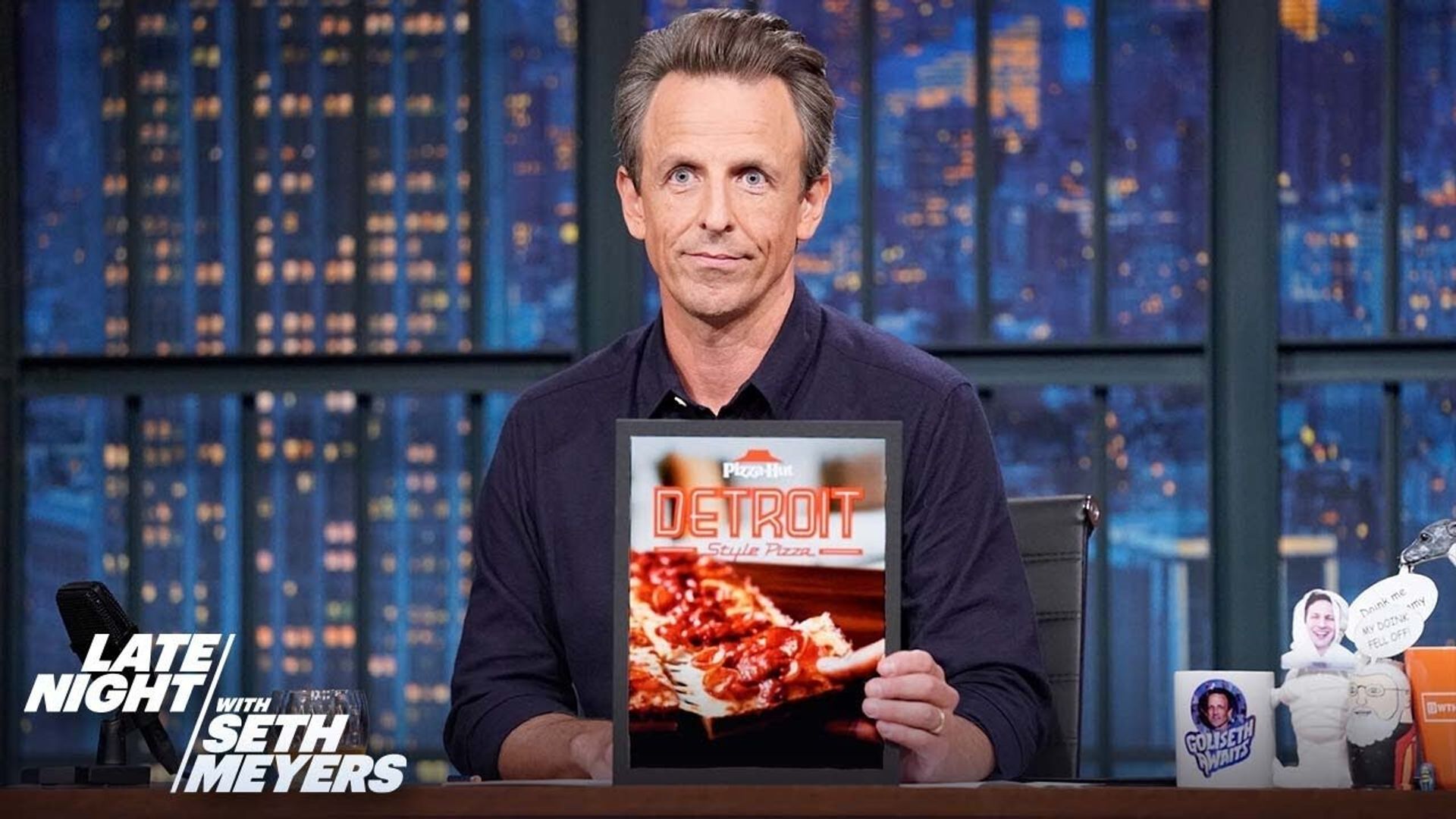 Late Night with Seth Meyers: Corrections" background