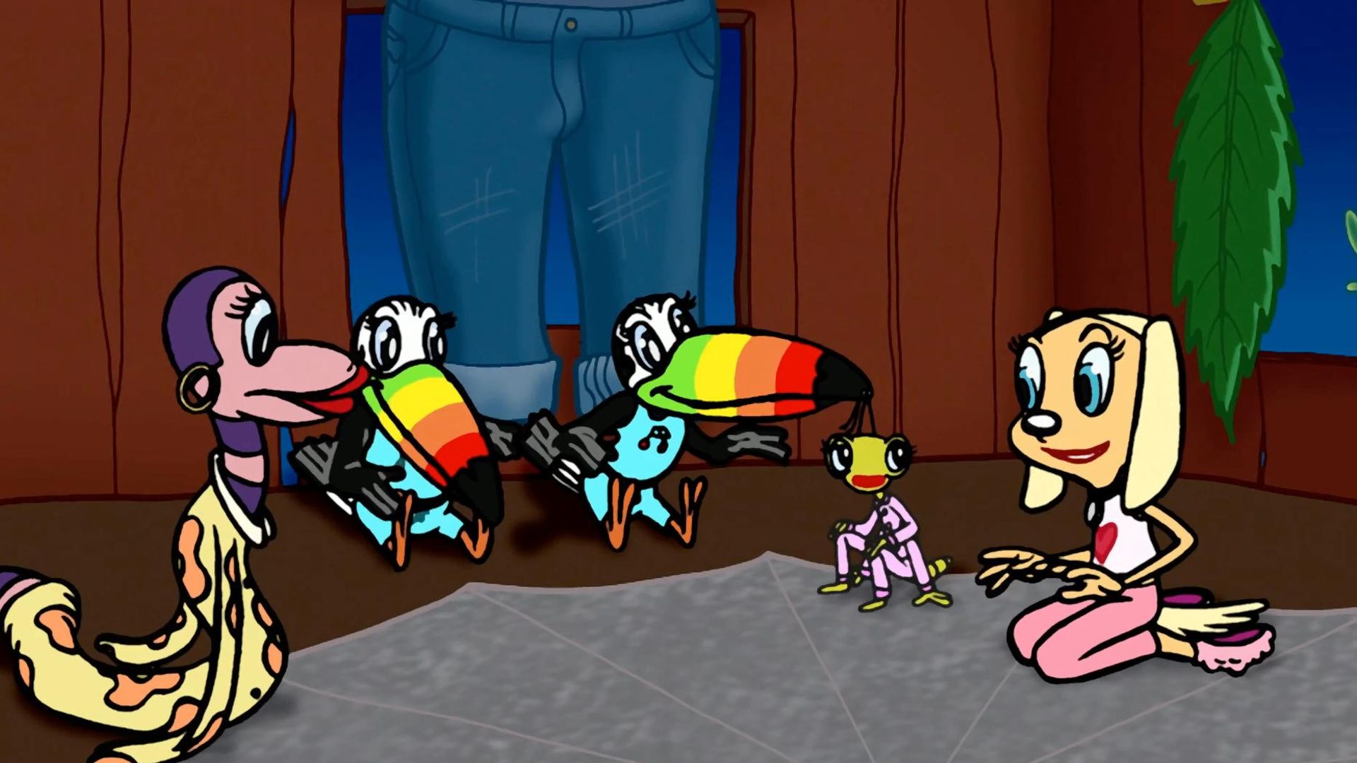 Brandy & Mr. Whiskers background