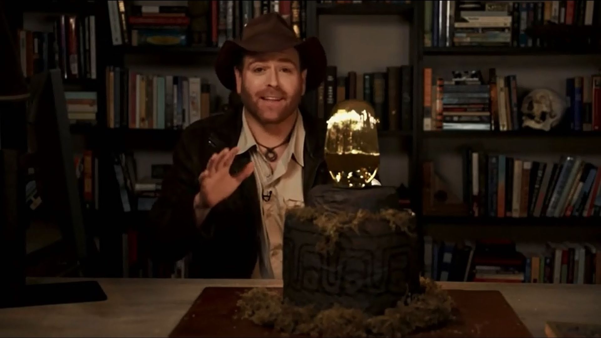 Josh Gates Tonight background