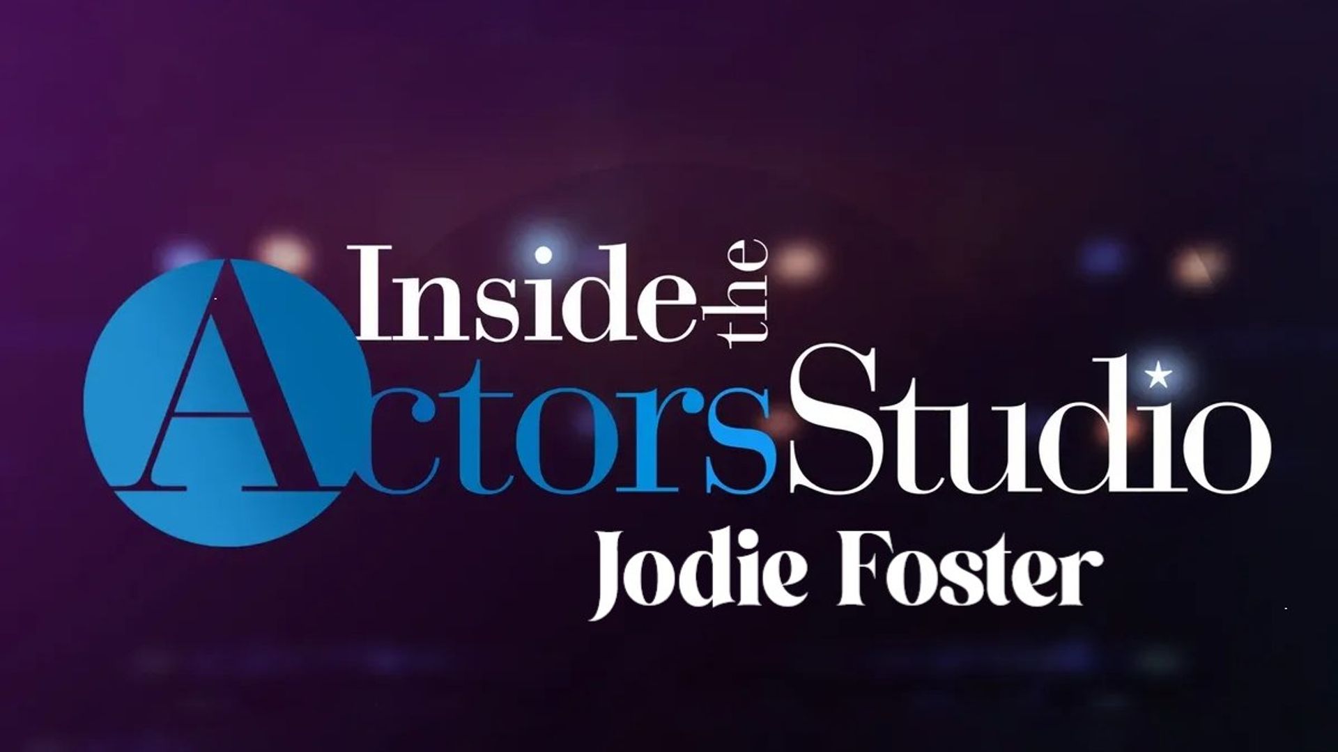 Inside the Actors Studio background