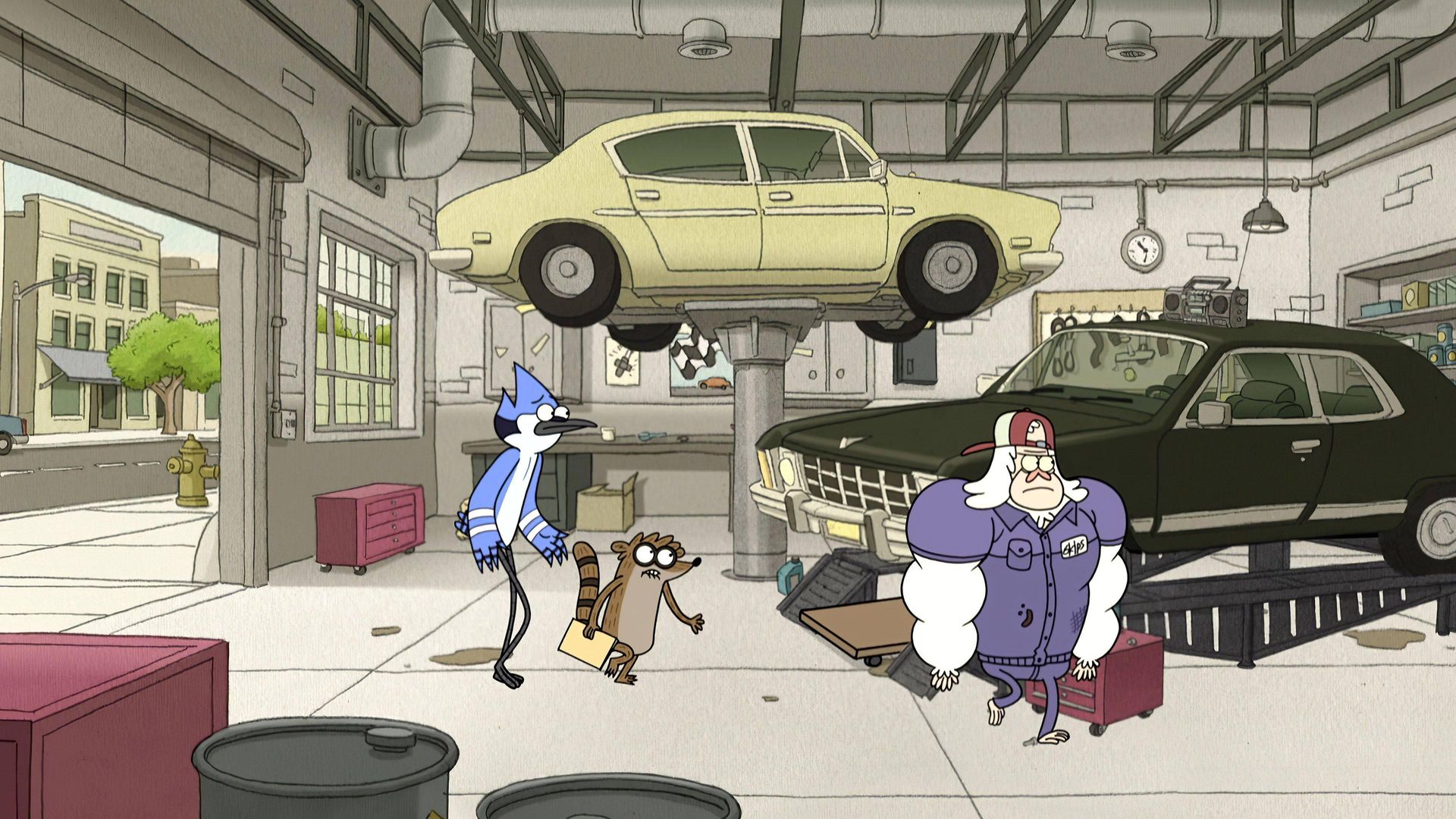 Regular Show background