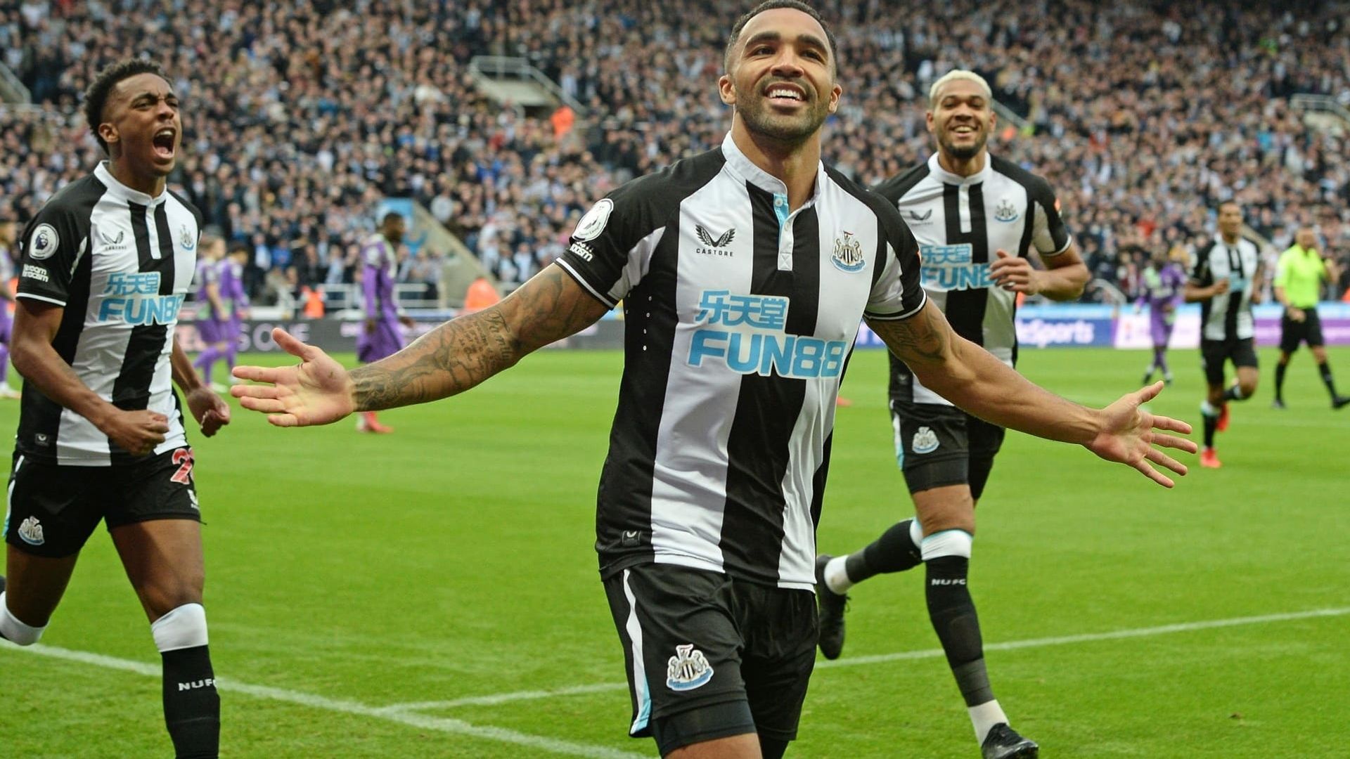 We are Newcastle United background