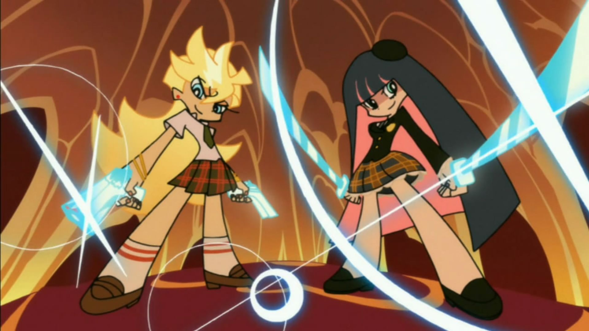 Panty & Stocking with Garterbelt background