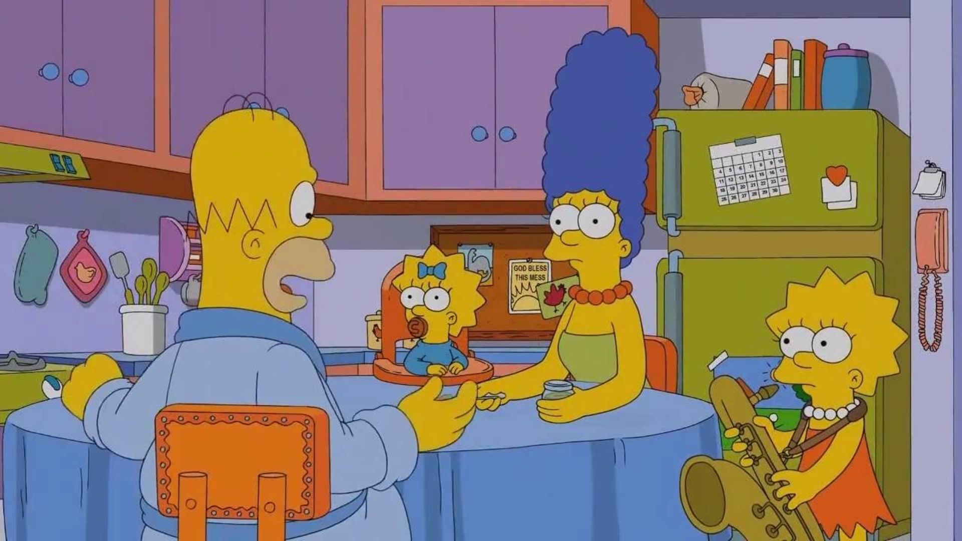The Simpsons background