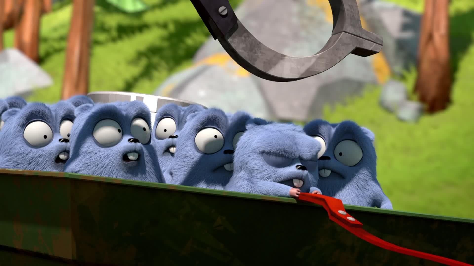Grizzy and the Lemmings background