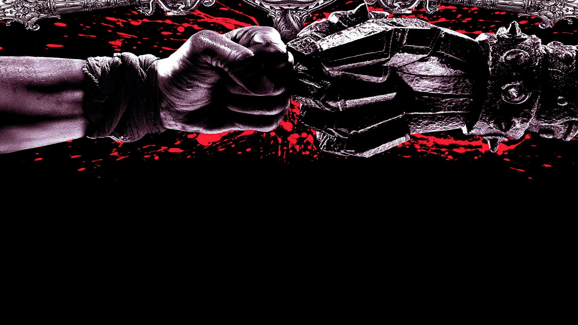 The Man with the Iron Fists background