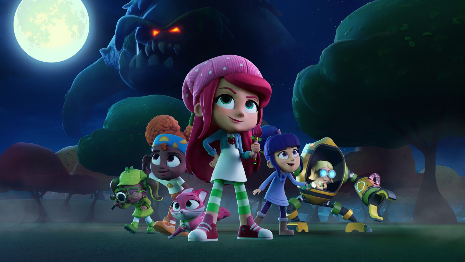 Strawberry Shortcake and the Beast of Berry Bog background