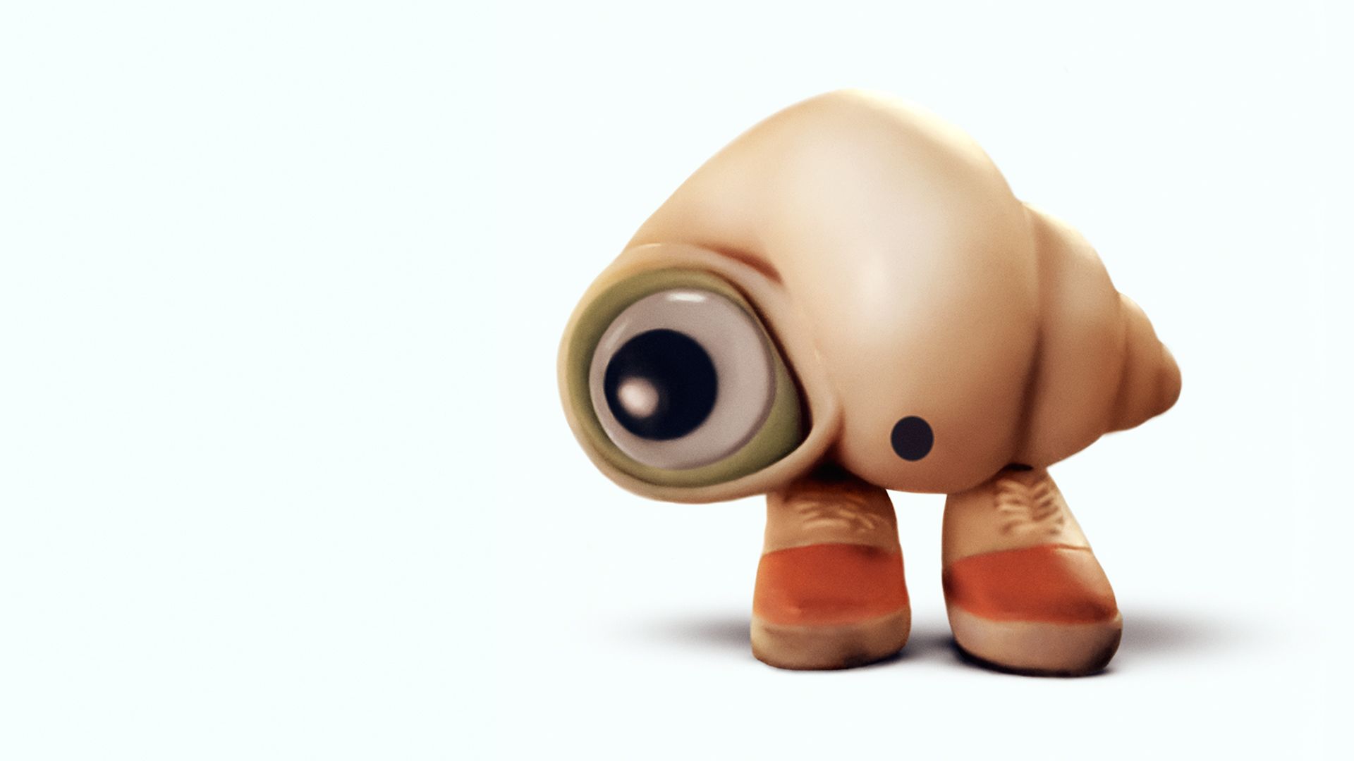Marcel the Shell with Shoes On background
