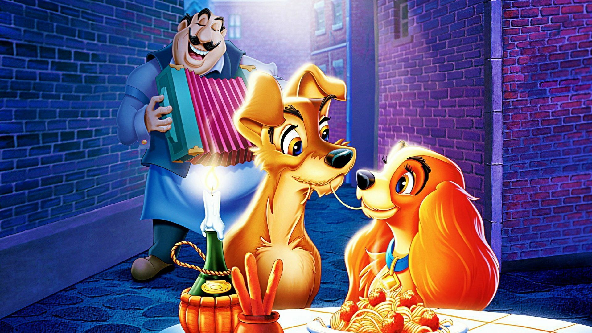 Lady and the Tramp background