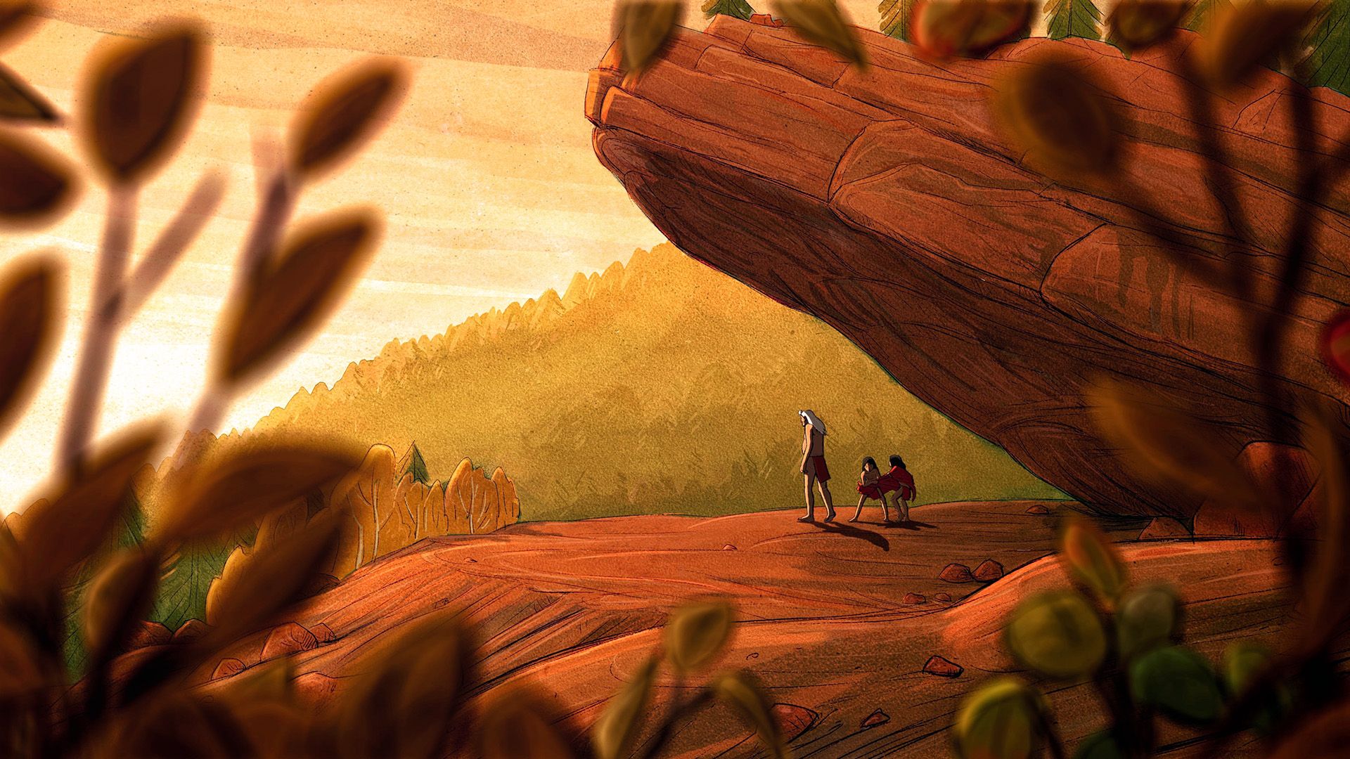 Four Souls of Coyote background
