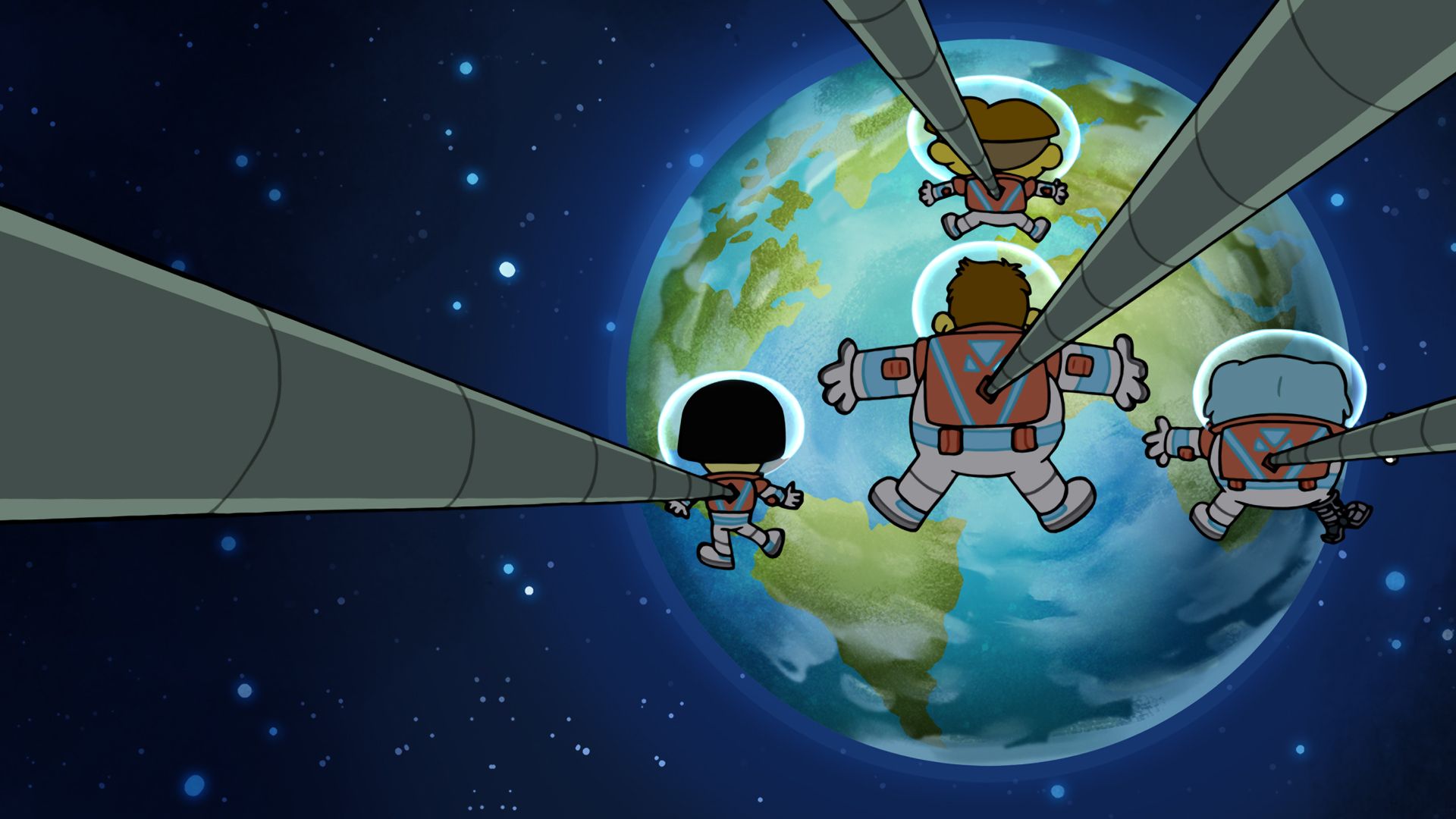 Big City Greens the Movie: Spacecation background