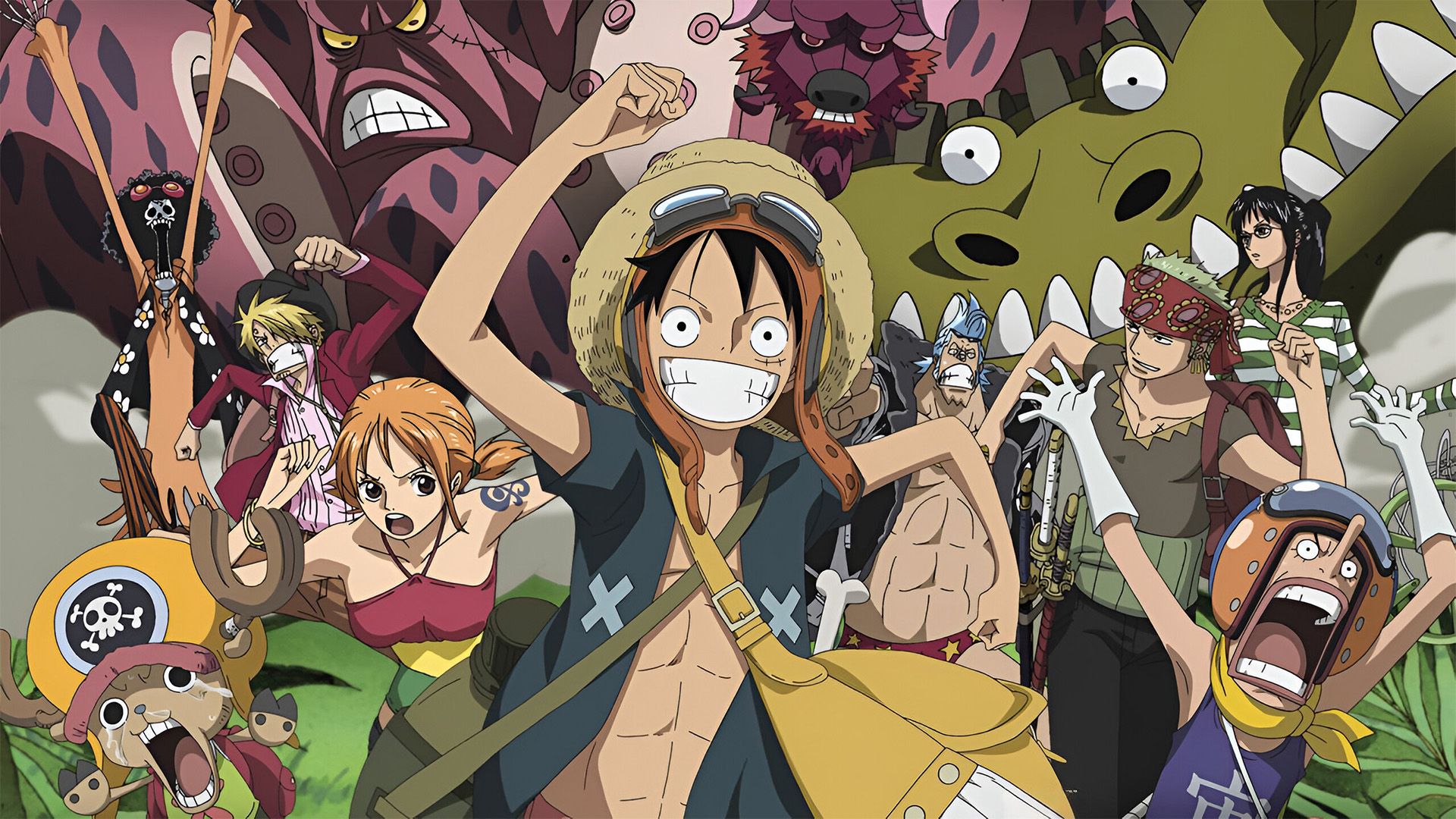 One Piece: Strong World background