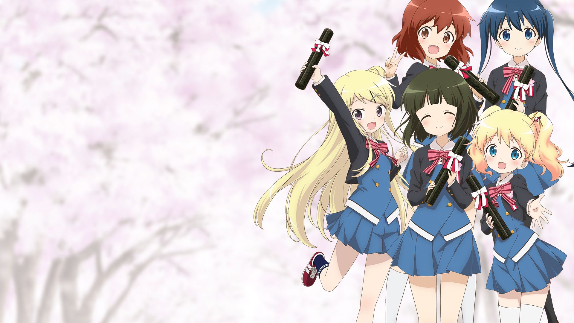 Kiniro Mosaic: Thank You!! background