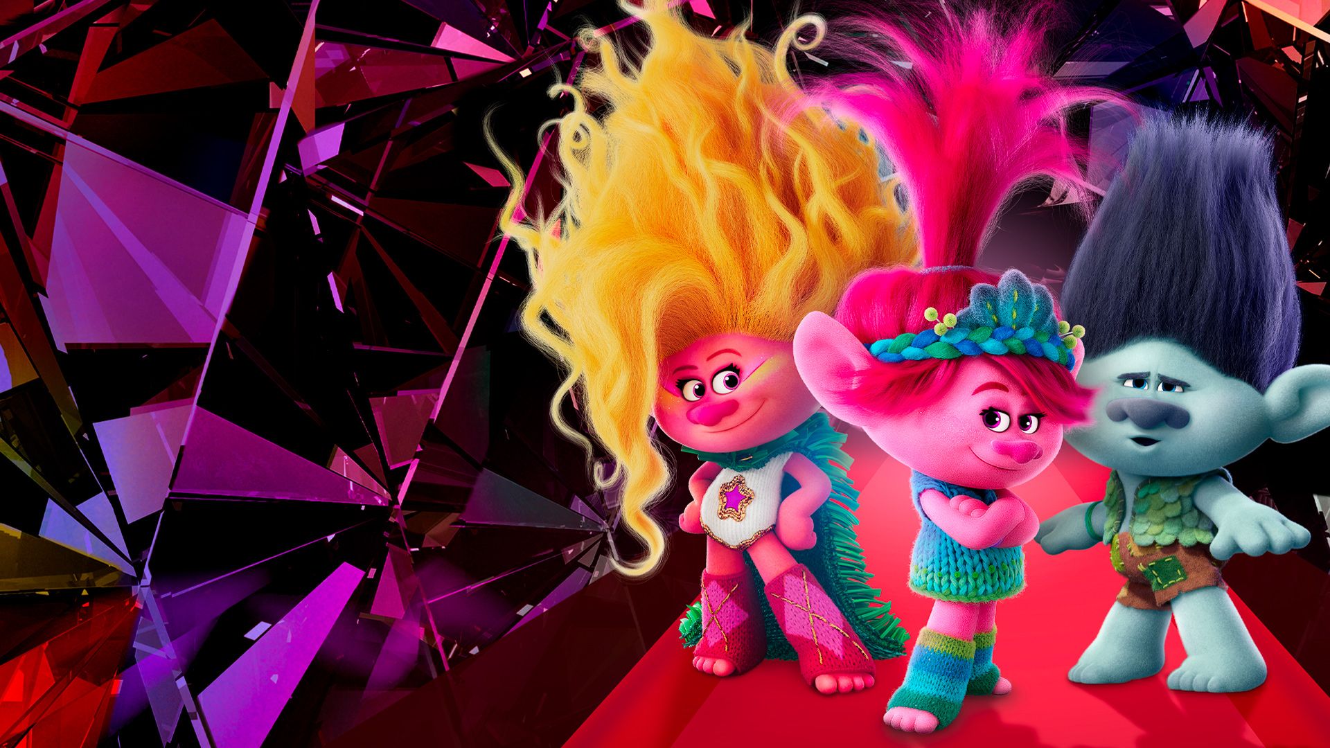 Trolls Band Together background