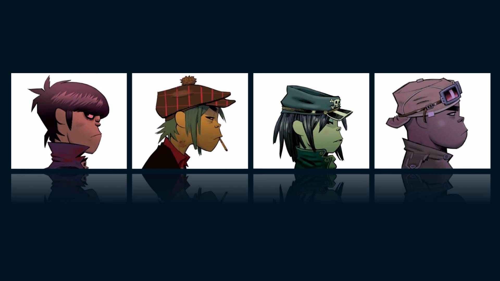 Gorillaz: Live in Manchester background