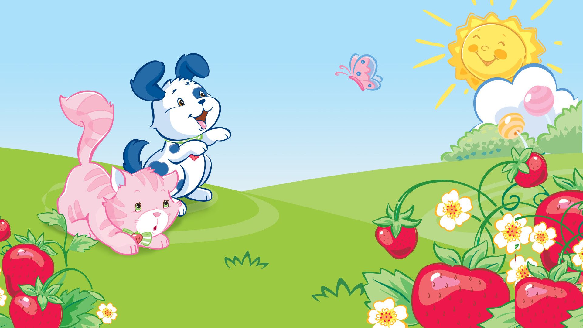 Strawberry Shortcake: Moonlight Mysteries background
