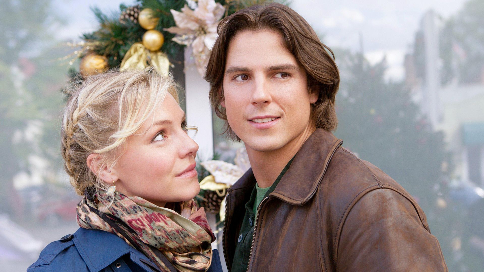 Christmas with Holly background