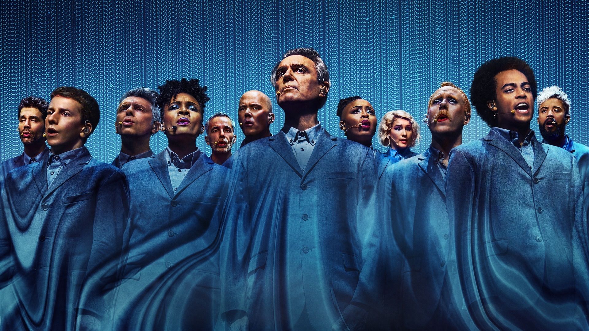 David Byrne's American Utopia background
