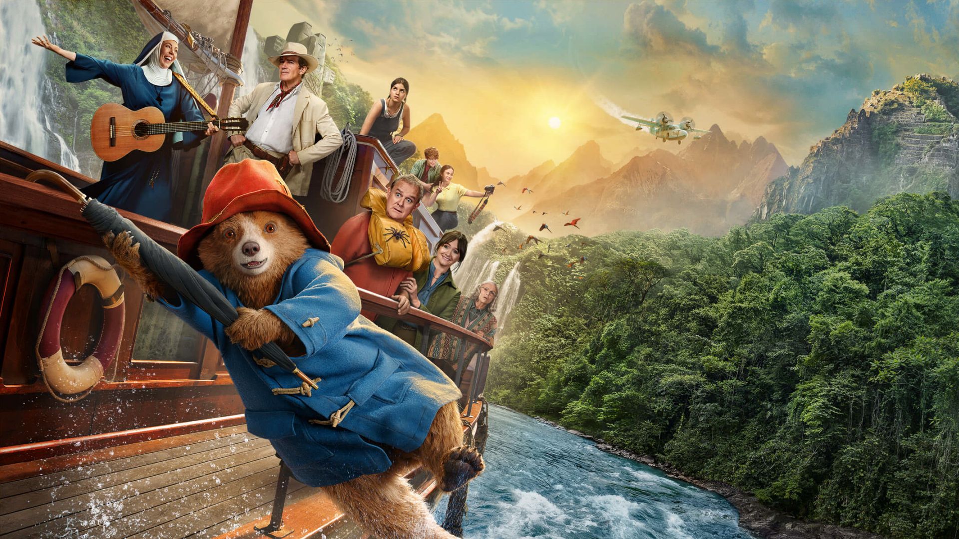 Paddington in Peru background