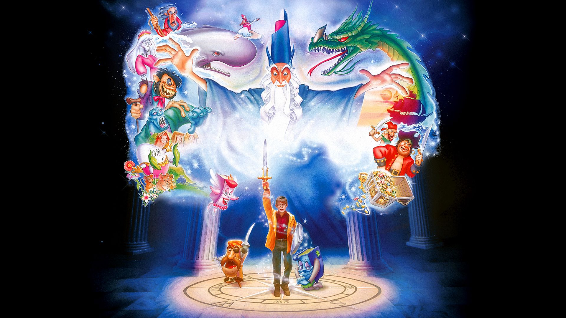 The Pagemaster background