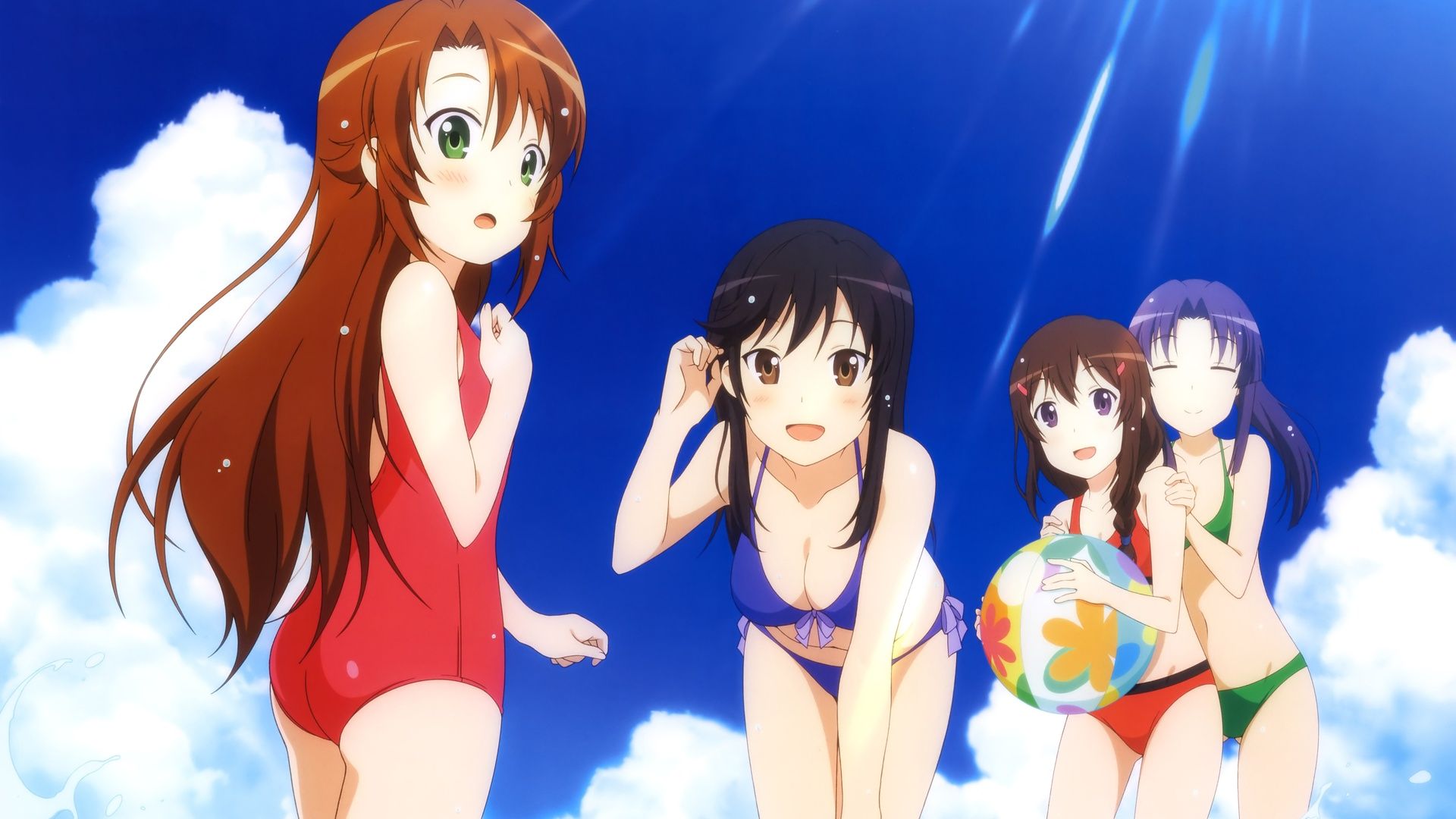 Non Non Biyori: The Movie - Vacation background