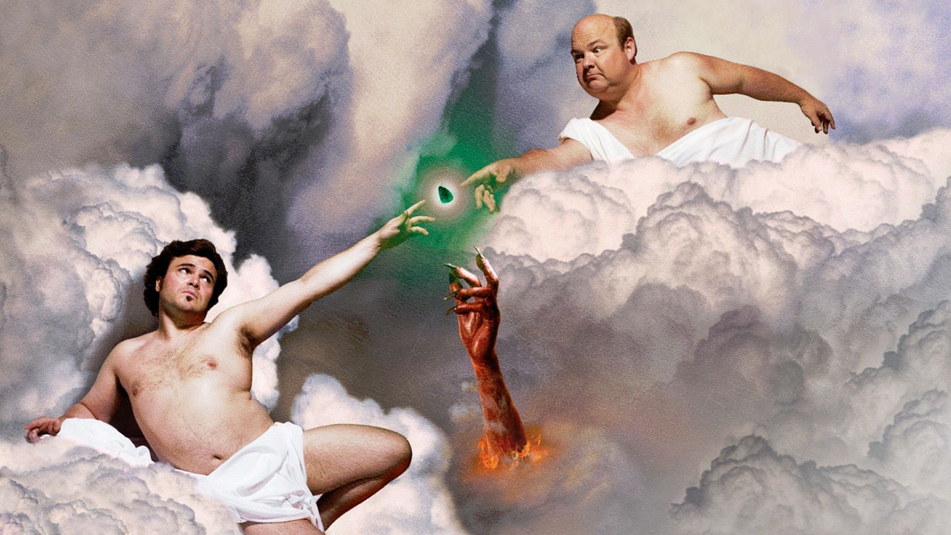 Tenacious D in the Pick of Destiny background